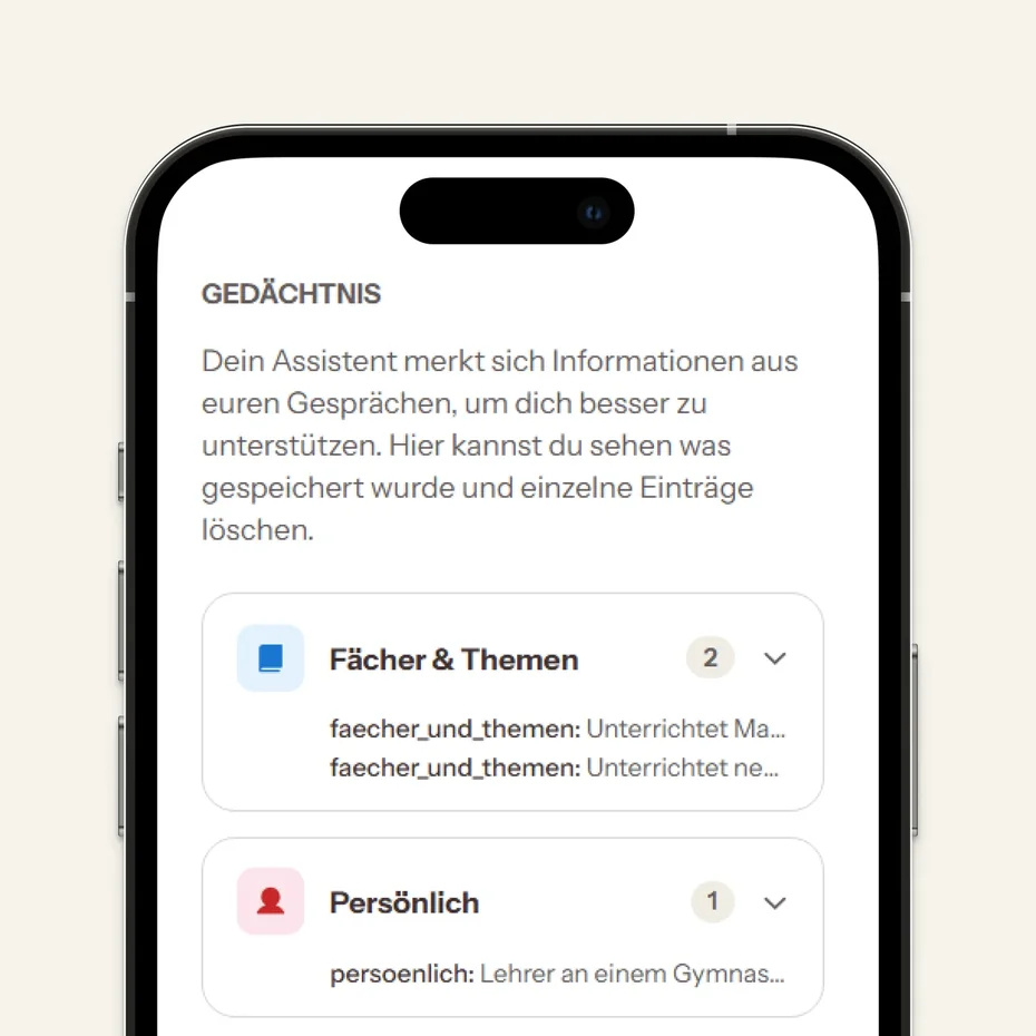 Erinnert sich. Lernt dazu. Wird besser.